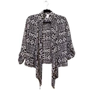 Derek Heart tribal cardigan